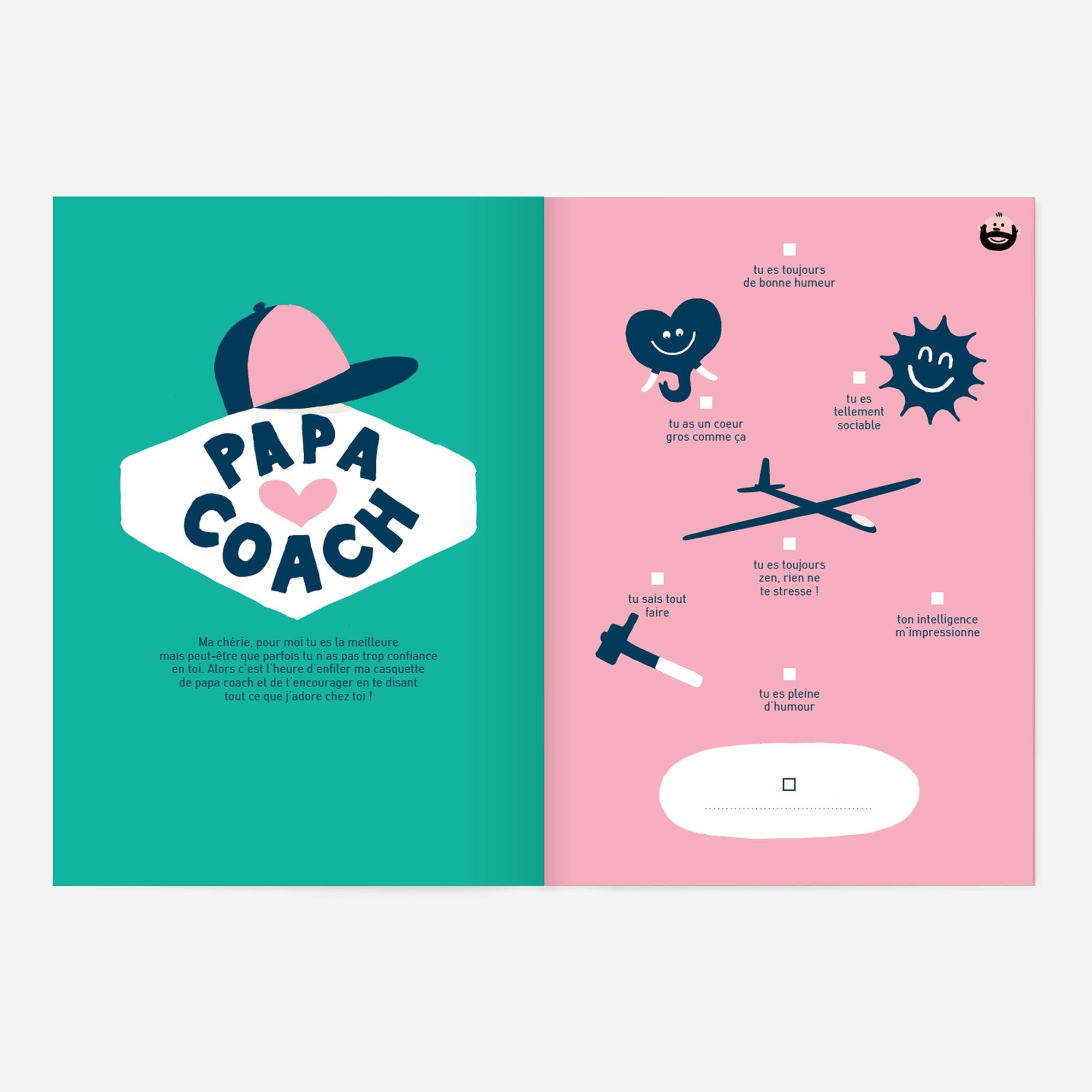 Tel père telle fille? Le livre à remplir, Minus editions Inelle