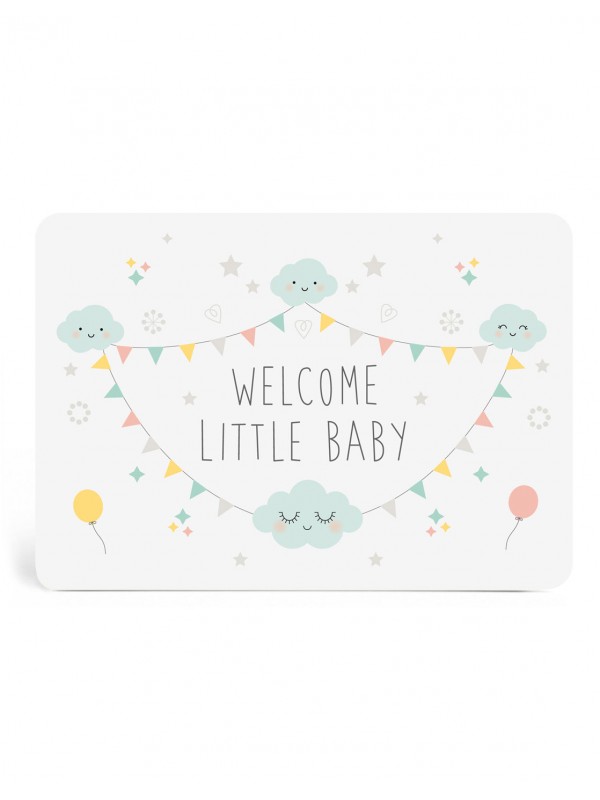 Carte naissance Welcome Baby