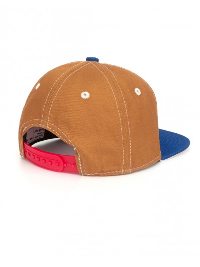 Casquette tissu mini caramel