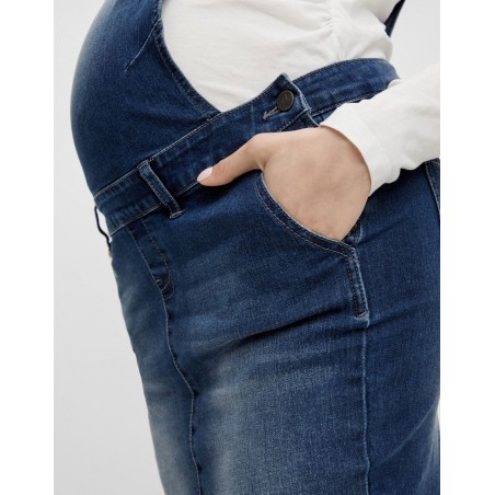 Robe salopette de grossesse jean | Texas