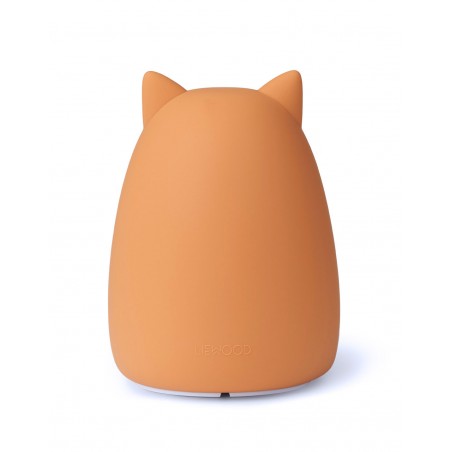 Veilleuse silicone Chat | Moutarde