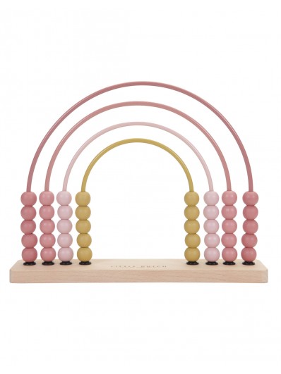 Boulier arc en ciel rose