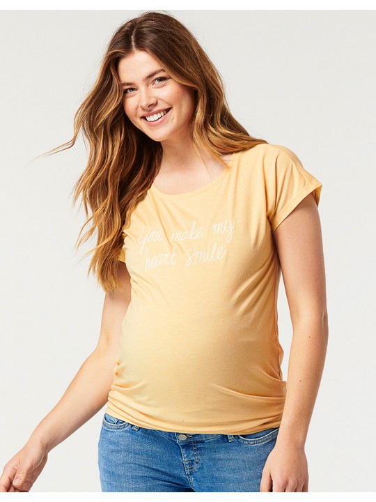 Tee shirt grossesse jaune | Smile