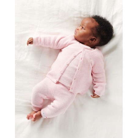 Pantalon rose fine maille | Grover