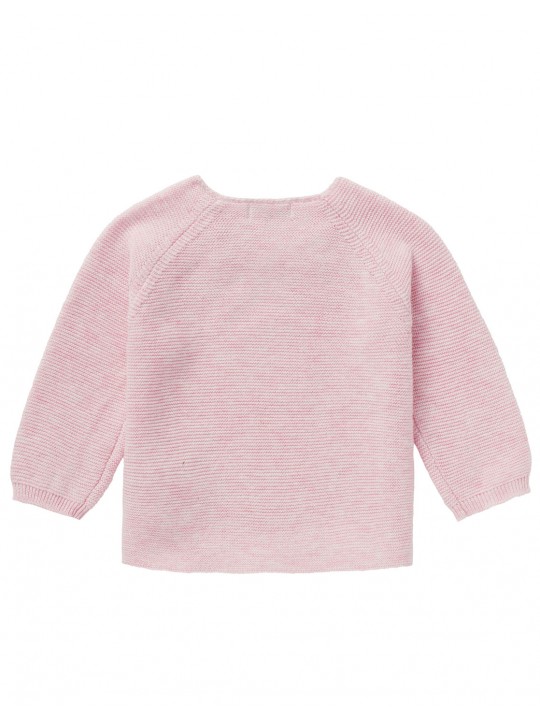 Gilet bébé tricot rose | Pino