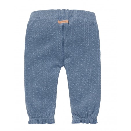Pantalon bleu brodé | Lapaz