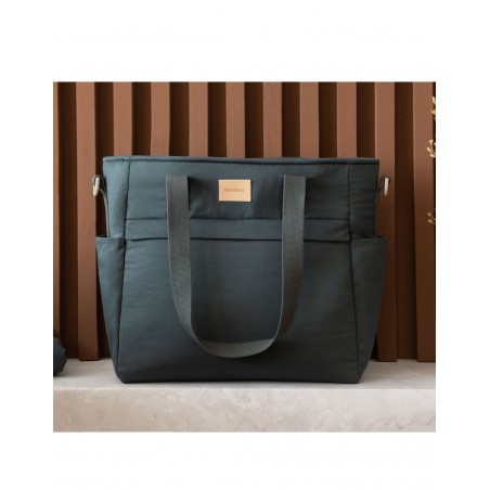 Grand sac à langer imperméable | Carbon blue