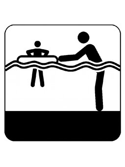 Bouée avec siège | Coeurs