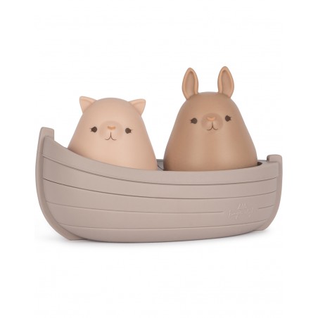 Jouets bain bateau animaux | Lilac Mix