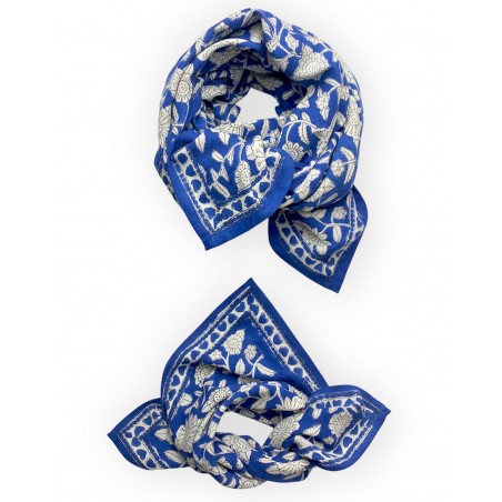 Big foulard Latika| Coeur Majorelle