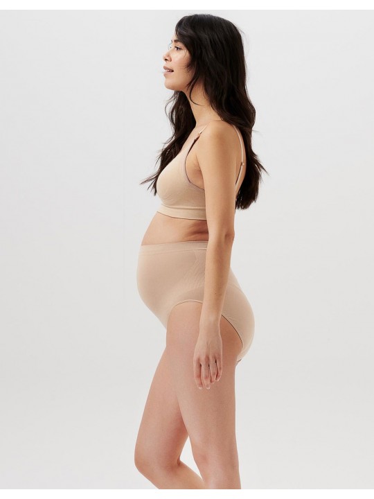 Culotte haute grossesse sans coutures | Naturel