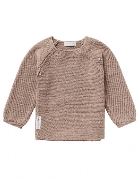 Gilet bébé tricot Pino | Taupe