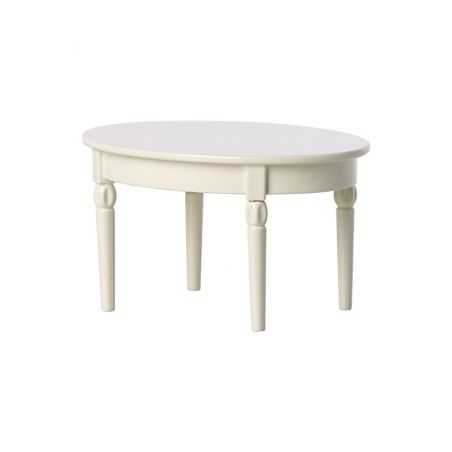 Table salle à manger figurine | Crème