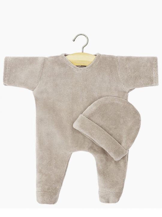 Tenues Babies | Dors bien et bonnet Nikky gris perle