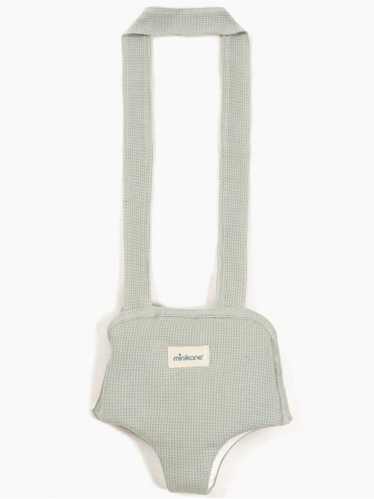 Porte poupée | Nid abeille vert de gris