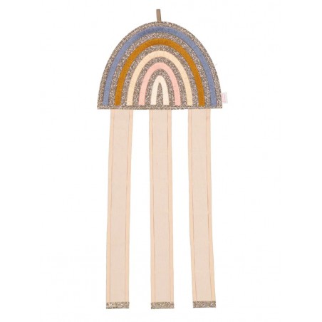 Porte barrettes mural | Arc-en-Ciel bleu