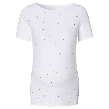 Tee shirt grossesse | Coeurs multi vert