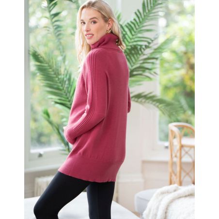 Pull grossesse allaitement | Framboise