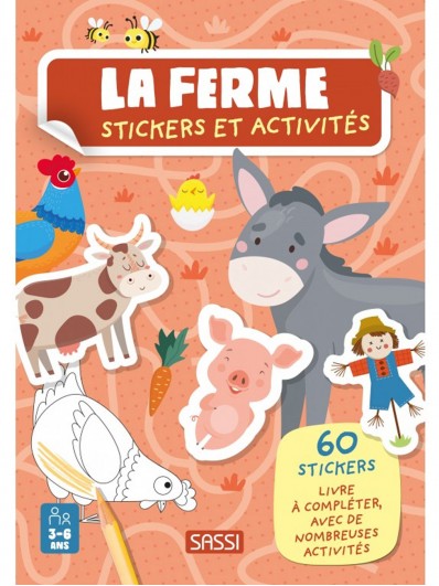 Livre Stickers & Activités | La Ferme