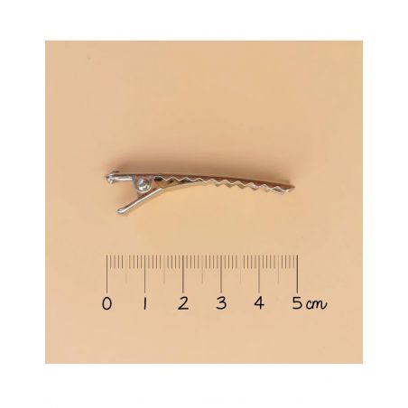 Barrette nœud double | Lib Capel safran