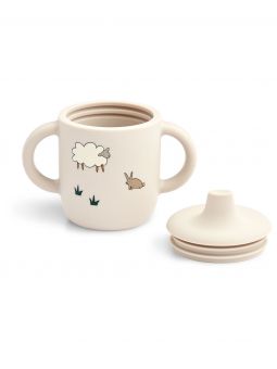 Tasse apprentissage couvercle silicone | Farm