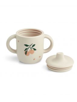 Tasse apprentissage couvercle silicone | Peach