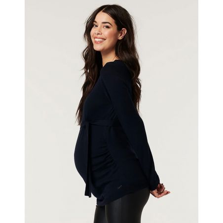 Pull grossesse bleu nuit | Kate