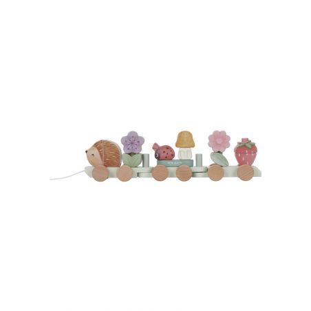 Train à Blocs Hérisson | Fairy Garden