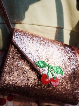 Sac à main à paillettes | Lettre d'amour Pink