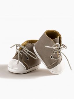 Baskets Komvers poupées | Simili Cuir Taupe