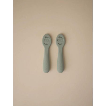 Lot de 2 Cuillères | Cambridge Blue / Sand