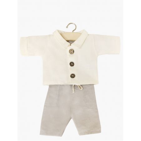 Ensemble Pantalon Chemise | Milleraies Galets et Ecru