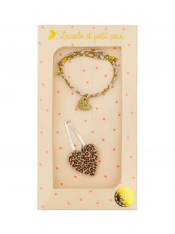 Coffret coeur Léo et bracelet Liberty