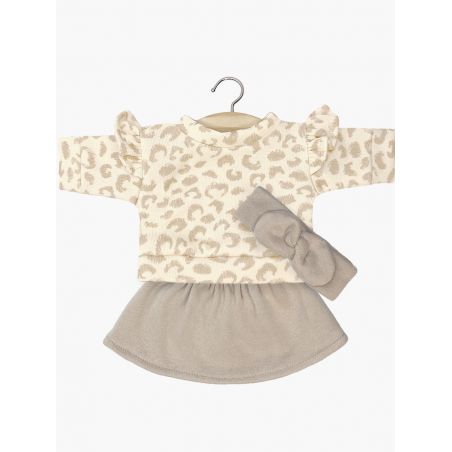 Ensemble Liliane | Top Féline + Jupe & HB Lin