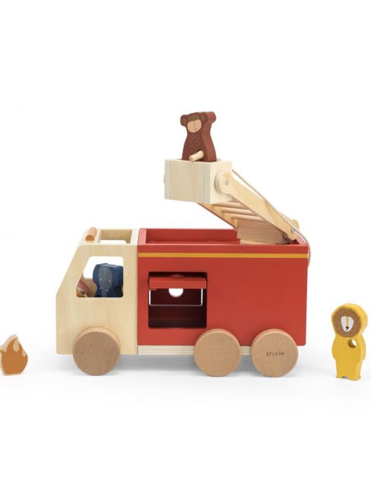 Camion de Pompiers en bois | Animaux