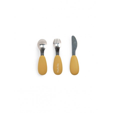 Set couverts silicone | Trois petits lapins