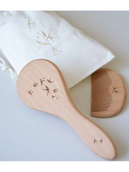 Set brosse et peigne | Hirondelles