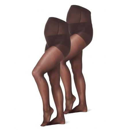 Duo de collants de grossesse 20 deniers | Noirs