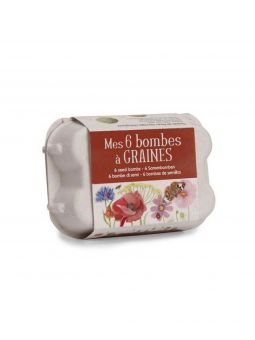 Set de 6 bombes à graines | Le jardin du moulin