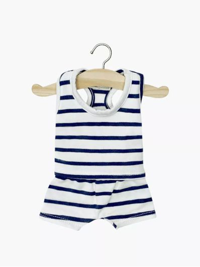 Dessous garçon Marcel | Rayures Bleu Marine