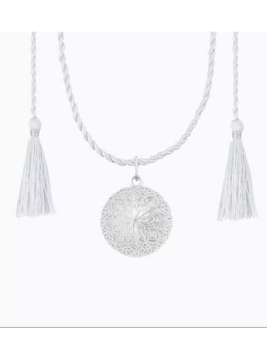 Bola grossesse Dentelle cordon soie | Argent