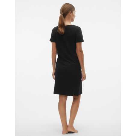 Chemise de nuit grossesse allaitement Mira | Noire