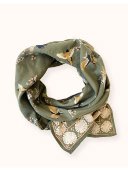Grand foulard Latika | Cerisier eucalyptus