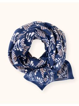 Grand foulard Latika| Tresse graphite