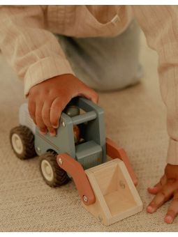 Bulldozer en bois