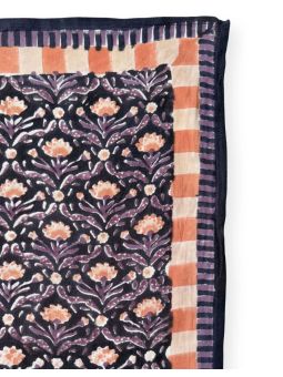 Grand foulard Latika | Cactus navy