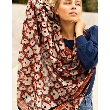 Grand foulard Dupatta | Daisy Bombay