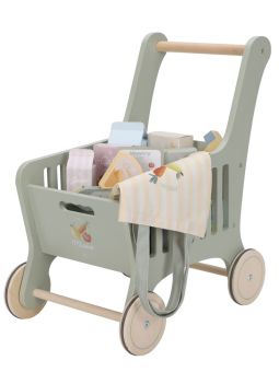 Chariot de courses en bois