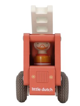 Camion de pompiers en bois