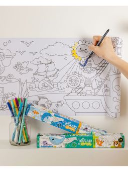 Rouleau coloriage adhésif | Cosy